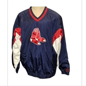 Vintage Boston Red Sox Mens Windbreaker  Jacket MLB Baseball Size XL